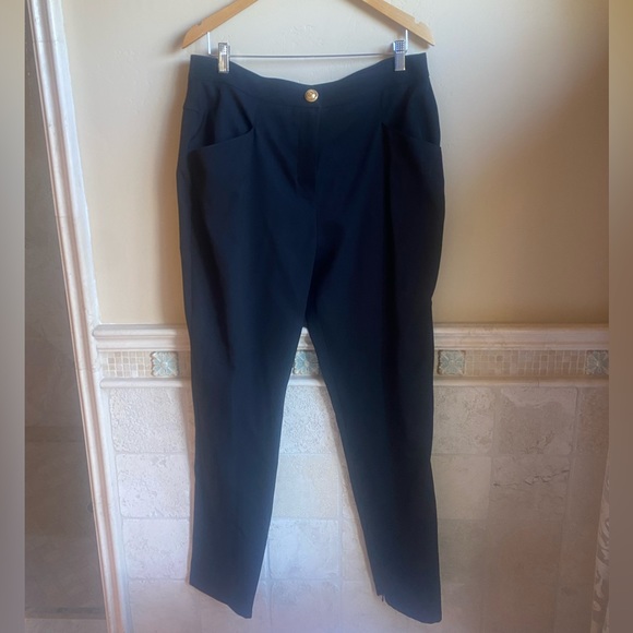 Balmain Black Virgin Wool Pants